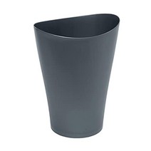 러버메이드 Rubbermaid Spa Works 화장대 쓰레기통 가정/욕실/사무실용 소형 8.9L(2.25갤런) 플라스틱 건메탈 블루, Wastebasket, Gunmetal Blue, Gunmetal Blue