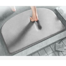 욕실 메모리폼 주방매트 논슬립 화장실러그 두꺼운발매트 화장실깔개 발판 화장실앞매트 욕실발수건 깔개, 1개, 리브리움 옐로우