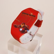 마블 아이언맨 LED 시계 남아 아동 어린이 초등 학생 디지털 손목시계 선물