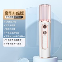 스팀 페이스 디스펜서 휴대용 안면 미스트 분무기, 디럭스 업그레이드 버전
