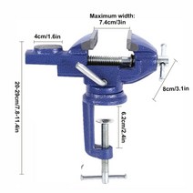 드릴링머신 보루방 텝핑기 탁상드릴 미니선반 태핑기 탭핑기, 파란색, 중국