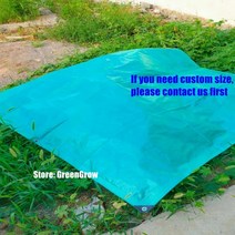 두꺼운 파란색 녹색 PE 방수포 방수 천 야외 정원 안뜰 다육 식물 방수 자외선 차단제 차양 천, 08 Custom contact us