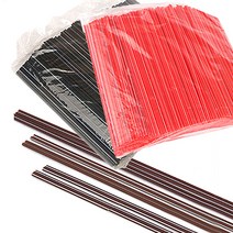 마루 커피스틱 빨대 500개 1000개 커피빨대 일회용 테이크아웃, 벌크(소)레드(12cmx1000개)