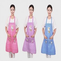콩콩 어린이집 선생님 앞치마인기, 2개, 바이올렛색