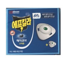 [빠야몰] 에쓰씨존슨 에프킬라 매직큐브 리필 교체형 한달 30일, 2개