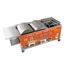 바베큐 꼬치 구이 기계 양꼬치 통돼지 드럼통 화로 업소용 훈제 그릴, 단일사이즈