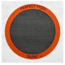 Silpat 실팻 논스틱 블랑제리 라운드 퍼포레이티드 크리스핑 피자 매트 사이즈: 16 2개