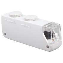 루페 루뻬Portable 160X-200X Magnifier Magnifying Glass With LED Light Loupe Jewelry Repair Tools Mic, 한개옵션0