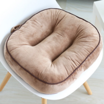 빵빵한 쿠션!! 꺼짐없이 오래오래~ 극세사 쿠션방석, 브라운