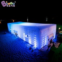 터널형텐트 리빙쉘텐트 20M 풍선 거대한 파티 텐트 에서 만든 옥스포드 나일론 패브릭 큰 큐브 inflatables 장난감, [02] 10X4X3.5 M