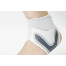 칼노 헬스보호대 남성 및 여성 발목 관절 고정 보호용 발목 보호기, 회색 쌍(스트랩 스트랩)