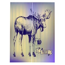 폴리 에스터 직물 인쇄 장식 만화 창 처리 장식 커튼 거실 침실 기숙사