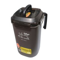 음식물 쓰레기통 거름망 잔반통 짬통 물통 4.8L #992EA 아이리스, 본상품선택