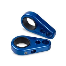 ATV부품 오토바이 2pcs a-arm 브레이크 라인 클램프 atv 야마하 랩터 700 랩터 700r - 전사 그리즐리 350 yfz450 폴라리스 스포츠맨 rzr, 푸른