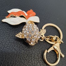 풍수소품 재물운 보석 잉어 열쇠고리-72394EA