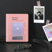 포토 티켓 카드 명함 사진 미니 앨범 커플 선물 보관 스크랩북 여행 종이액자 첩, 한나 Steel Blue