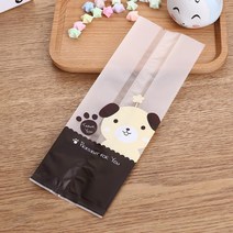 롱강쥐 빼빼로 쿠키 사탕 opp접착비닐 50매 묶음 빼빼로데이 초콜릿 선물 포장지, 1개