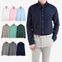 남성 무지남방 옥스포드셔츠