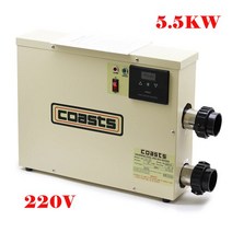 수영장 히팅기 물데우기 및 욕조용 온수기 온도 조절 장치 220V 380V 55KW 75KW 9KW 11KW, 55KW 220V