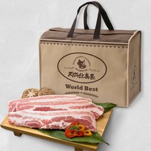 [버크셔K] 지리산 흑돼지 찜갈비 4kg 선물세트, 단품