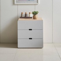 히트디자인 [히트가구] C7131 3단 서랍장 400 7colors, 아카시아화이트