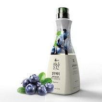 더진한 블루베리 1.5kg 과일농축액 블루베리농축액 카페음료, 1개