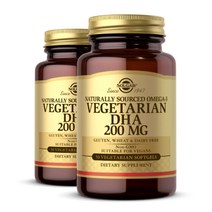 솔가 식물성 오메가3 DHA 200mg 비건 베지테리언 50정 2개