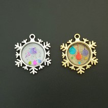 클레이앤데코 눈꽃 오픈프레임, 실버