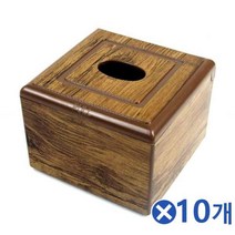 RCH655301 휴지케이스업소용 티슈케이스x10개 우드패턴 업소용냅킨통 대용량휴지걸이, 1