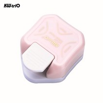 KW-trio 3-in-1 코너 라운더 펀치 R4/R7/R10mm 카드 인화지 라미네이팅 파우치용 원형 트리머 커터, 05 분홍색