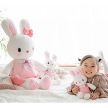 [원앤원] 콩지래빗 애착인형 4가지 사이즈 (35cm 45cm 80cm 120cm) 토끼캐릭터인형 봉제인형 선물, 35cm