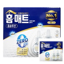 홈매트 홈솔루션 리필 2P 제로 모기리퀴드훈증기 모기약리퀴드 모기리퀴드