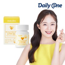 데일리원 전소민 오 마이 엽산 400mg 60정, 1통