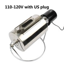 CUKYI 110V 220V 가정용 전기 커피 로스터 40W 전원 스테인레스 스틸 커피콩 로스팅 머신, 01 110V without holes_03 UK