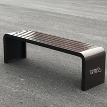 버스정류장 의자 공원 놀이터 야외벤치 제작 옥외용 야외용 벤치의자 평의자, 180X40X45(브라운)