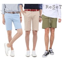 남성 면스판/린넨 5부 반바지