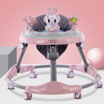 롤링아기보행기 휴대용 접이식 워커 걸음마 보조기, 2.블루