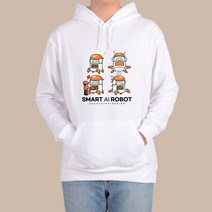 ATOGATO 스마트 배달 로봇 ROBOT 맞춤 후드티