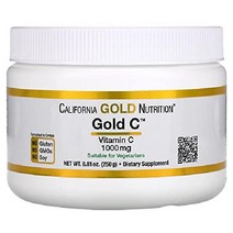 CGN 캘리포니아 골드 뉴트리션 골드C 비타민C 1000mg 8.81 oz (250 g) 파우더 California Gold Nutrition, 8.81온스(1팩)