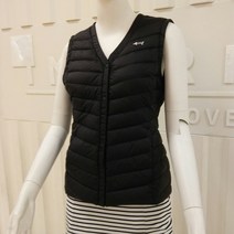 루이까스텔 FW가을겨울 V넥 경량 구스다운 숏기장 여성 조끼3LCJV991