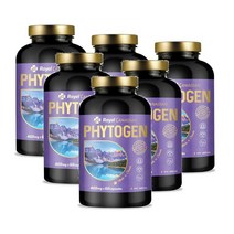 로얄캐네디언 파이토젠 린넨 석류 백수오 대두 추출불 60정 Royal Canadian Phytogen, 6개