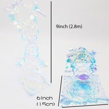 무지개 빛깔의 반짝이는 무지개 벌집 눈송이 크리스마스 트리 스타 팬 커튼 생일 파티 웨딩 크리스마스 장식 도매, 잎 화환