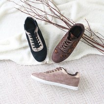 인조가죽 기모 스웨이드 여성 스니커즈 WAT-6160A