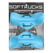 Softrucks 스케이트 보드 트럭 한 쌍(2개 세트) 블랙 원 사이즈 (TR-SFTR-BLK), Blue