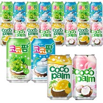 코코팜 340ml 24캔 화이트요구르트 피치핑크 망고코넛 포도, 코코팜 포도
