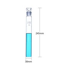 목공도구 목공기계 목공공구 용품유리 스토퍼 비색 튜브 10-100ml 화학 실험 장비 분석 농도 측정, 04 100ml