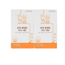 안국 루테인 미니100 100mg 60캡슐 2통