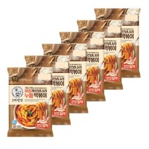 CJ 미정당 매콤 까르보나라 누들떡볶이 400g x 6 간편 1935147