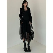 결혼식하객룩 스타일 외국 스타일 인터넷 연예인 홍콩 스타일 복고풍 세련된 튀김 거리 짠 또는 달콤한 두 조각 정장 스커트 여성