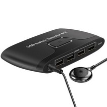 HDMI 케이블 연장 리피터 미니 모니터선 증폭기 컴포넌트 4x1 멀티 뷰어 4 인 아웃 Kvm 스위치 컴퓨터 공유, 01 black